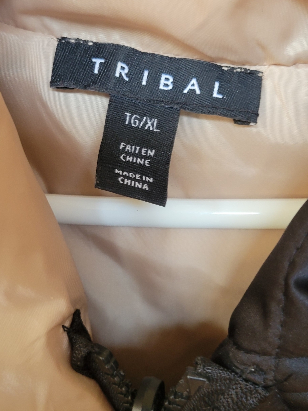Tribal - BNWOT - Reversible Quilted Hooded Long Vest - Picture 7 of 8